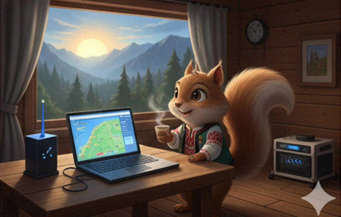 Автономна вілла з Starlink у Карпатах